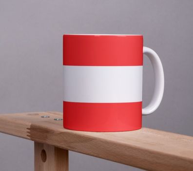 Kaffeetasse Österreich Pot Flagge Kaffee Tasse Becher AU Coffeecup Büro Tee
