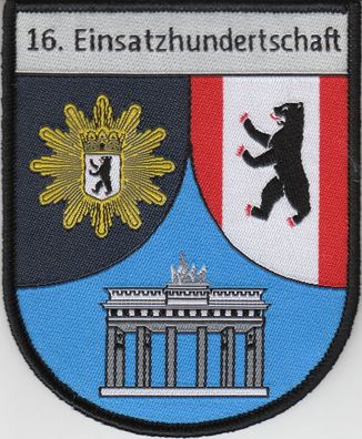 Klettabzeichen Polizei Berlin - 16. Einsatzhundertschaft