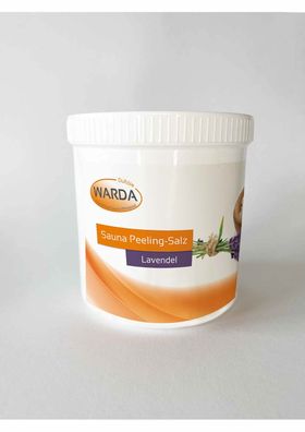 Warda Sauna - Peeling Salz Lavendel Hautpflege 1 Kg 5 Kg 10 Kg