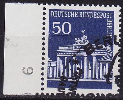 Germany BERLIN [1966] MiNr 0289 li ( O/ used ) [01] Rand