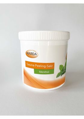 Warda Sauna - Peeling Salz Menthol Hautpflege 1 Kg 5 Kg 10 Kg