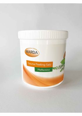 Warda Sauna - Peeling Salz Pfefferminz Hautpflege 1 Kg 5 Kg 10 Kg