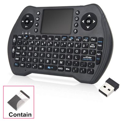 Mini-Wireless-Tastatur, 2,4-GHz-Wireless-Mini-Tastatur-Controller mit