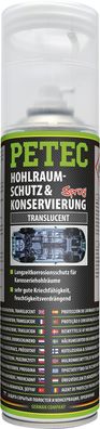 Petec Hohlraumschutz & Konservierung 500 ml Spray transparent