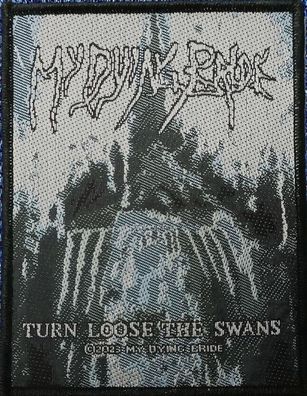 My Dying Bride Turn Loose The Swans gewebter Aufnäher woven Patch Neu & Official