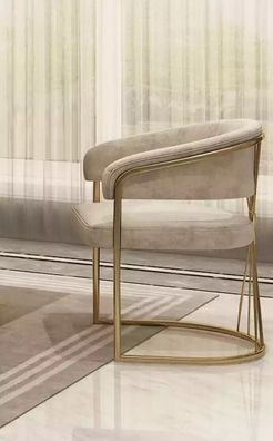 Modern Möbel Stuhl Esszimmer Polster Textil Design Einrichtung Neu
