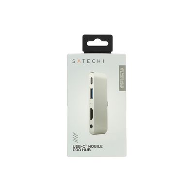 Satechi USB-C Mobile Pro Hub Adapter USB 3.0 Port HDMI silber