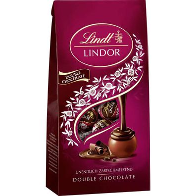 Lindt Lindor Double Chocolate die zartschmelzende Verführung 137g