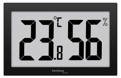 Technoline Digital XXL-Thermometer Hygrometer XXL WS 9465 Thermometer (Gr. Groß)