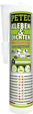 Petec Kleben & Dichten Ecoline 290 ml Transparent