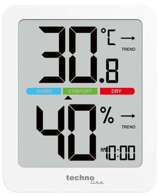 Technoline Thermo-Hygrometer WS 9456 mit Hintergrundbeleuchtung