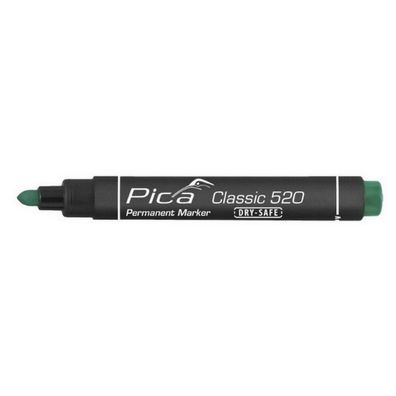 Pica Classic Permanentmarker Marker Markierung Rundspitze 1-4mm grün 520/36