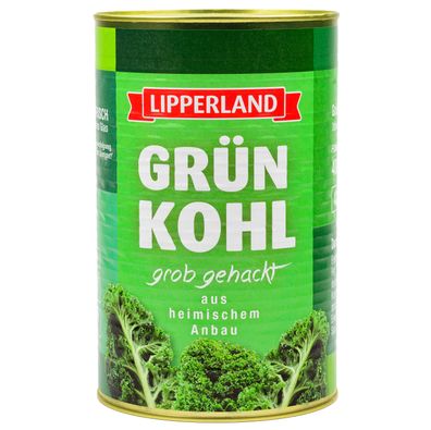 Food-United Grünkohl handverlesen vegan Konserve Füllm 4KG ATG 2,8KG