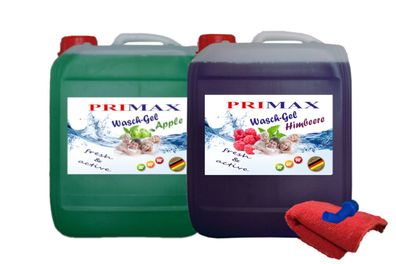 20 L Primax Waschmittel Flüssigwaschmittel Vollwaschmittel Waschpulver Gel