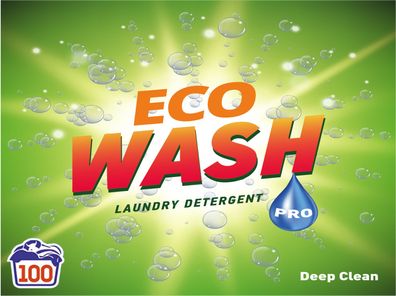 20L Ecowash Waschgel Waschmittel Flüssig Waschpulver - 2x10L Deutsche Qualität