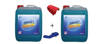20L Smartwash Waschgel Waschmittel Flüssig Waschpulver - 2x10L Deutsche Qualität
