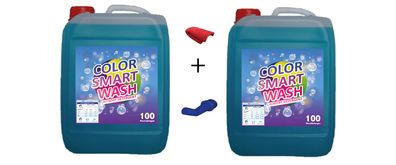 20L Flüssigwaschmittel Color Smart Wash Voll Waschmittel Waschpulver + A + T Tipp!
