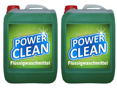 2x10L Waschmittel Flüssigwaschmittel Vollwaschmittel Waschmittel Waschgel grün