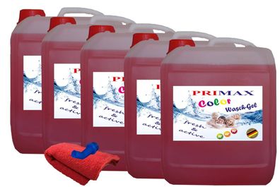 5 x 5 L Colorgel Flüssigwaschmittel wie Waschpulver Voll Waschmittel . Ausgießer