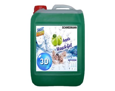 Schwedmann SmartWash Waschgel Vollwaschmittel flüssig wie pulver, 10L NEU!!!!!