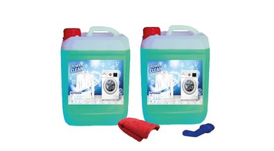 Flüssigwaschmittel Powerclean 20L Grün Gel Waschpulver Voll Waschmittel + A + Tuch
