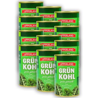 Food-United Grünkohl handverlesen vegan 12x Konserve Füllm 4KG ATG 2,8KG