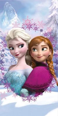 Elsa & Anna 2 Handtuch Disney 70 x 140 cm Strandtuch Frozen Badehandtuch Baumwolle