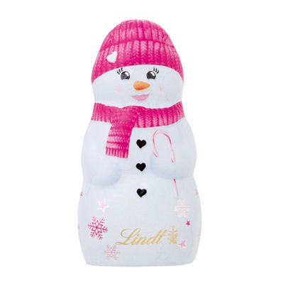 Lindt Schneemann Schoko Hohlfigur aus Alpenvollmilchschokolade 40g