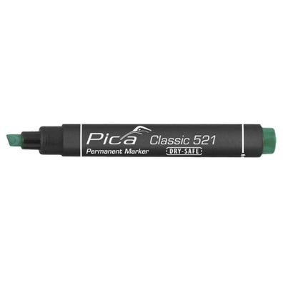 Pica Classic Permanentmarker Marker Markierung Keilspitze 2-6mm grün 521/36