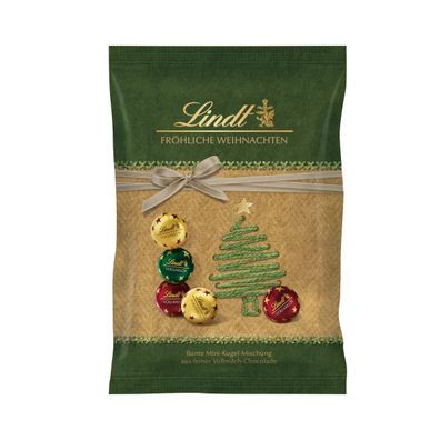 Lindt Natur Edition Mini Kugeln Vollmilch Schokolade Beutel 100g