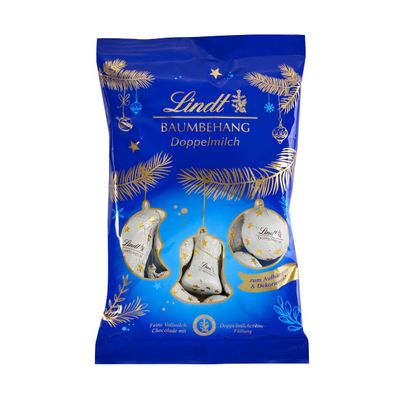 Lindt Baumbehang Doppelmilch Schokolade mit Doppelmilchcrème 200g