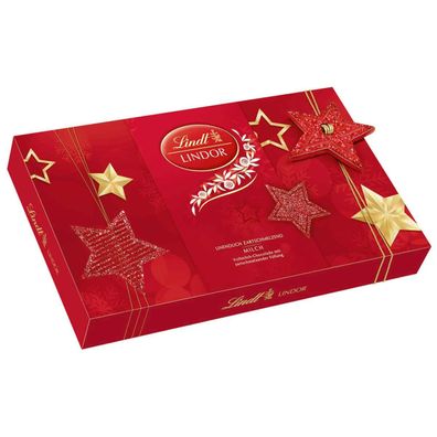 Lindt Lindor Xmas Präsent Milch veredelte Lindor Geschenke 200g