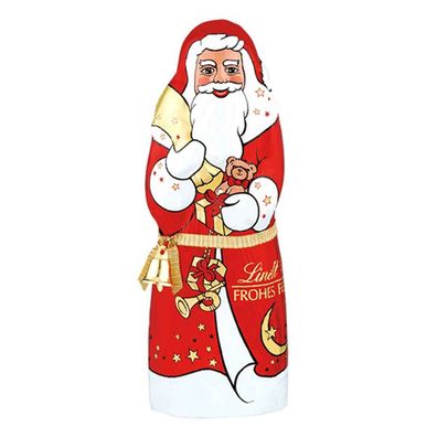 Lindt Weihnachtsmann Figur aus Alpenvollmilch Schokolade 200g 2er Pack