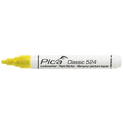 Pica Classic Industrie Lackmarker Marker Markierung 2-4mm gelb 524/44