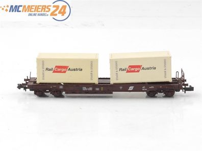 Roco N 25303 Güterwagen Taschenwagen mit Container "Rail Cargo Austria" ÖBB E616