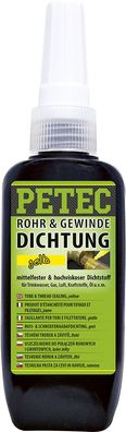Petec Rohr- & Gewindedichtung gelb 50 g
