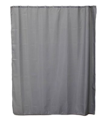 Duschvorhang Vorhang grau 200x180 cm Badvorhang Duschgardine Duschvorhangschirm Deko