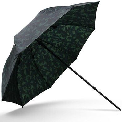45" 220cm Camouflage Anglerschirm Angler Schirm Regenschirm (Gr. L)