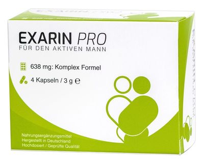Exarin Pro - Hochdosierte Sofort-Komplex-Kapseln für aktive Männer
