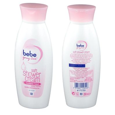 bebe Young Care Soft Shower Cream Sanfte Cremedusche mit Cremigem Schaum