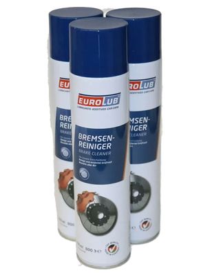 3x600ml Eurolub Bremsenreiniger Spray NEU!!! (12EUR / 1 L)
