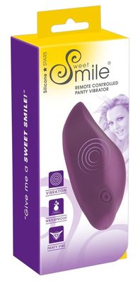 Sweet Smile Panty Vibrator - Auflegevibrator mit Fernbedienung