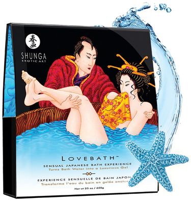 Shunga Lovebath Ocean - Luxuriöses 2-Komponenten-Badepulver