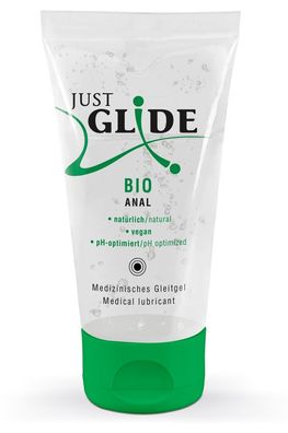 Just Glide Bio Anal - Natürliches Bio-Gleitgel für anale Lust