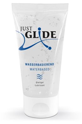 Just Glide Wasserbasis - Gleitgel für sensible Haut (50 ml)