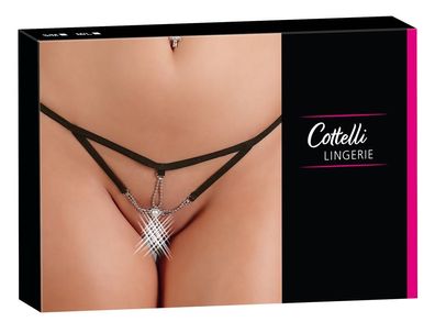 Cottelli Lingerie - Sexy String mit Perlenverzierung