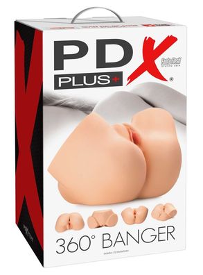PDX Plus 360° Banger Light - Torso-Masturbator für ultimatives Real-Sexvergnügen