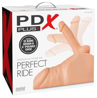 PDX Plus Perfect Ride Light - Männerkörper-Torso für wilde Ritte und Analvergnügen