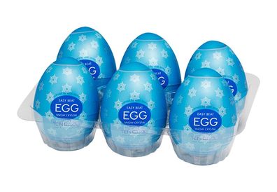 TENGA Einmal-Masturbator Egg Snow Crystal - intensiver Handjob-Spaß