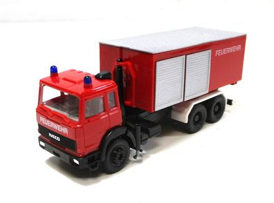 Modellauto Herpa H0 1/87 LKW Iveco Abrollcontainerfahrzeug Feuerwehr